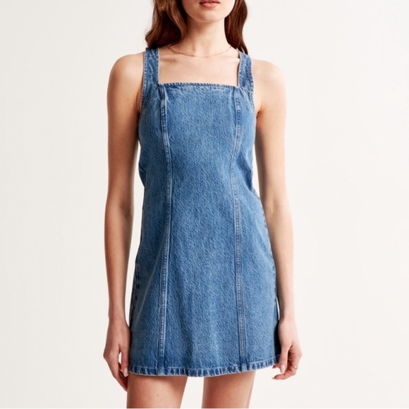 Abercrombie & Fitch Dresses & Skirts - Abercrombie & Fitch Blue Denim Dress